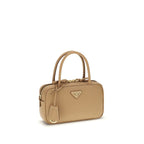 Prada Beige Calf Leather Bos Taurus Handbag