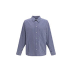 Balenciaga Blue Cotton Pattern Shirt - Zeiniez