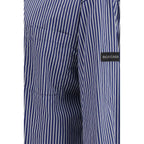 Balenciaga Blue Cotton Pattern Shirt - Zeiniez
