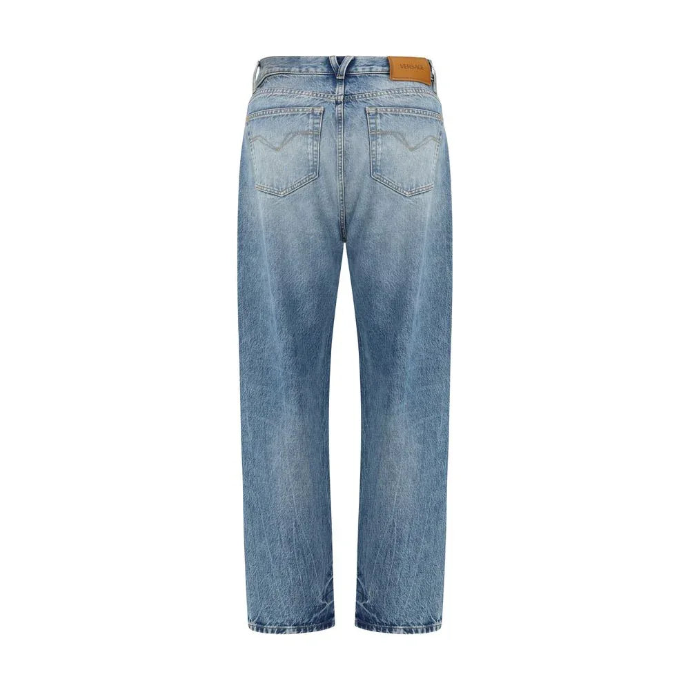 Versace Blue Cotton Jeans Denim - Zeiniez