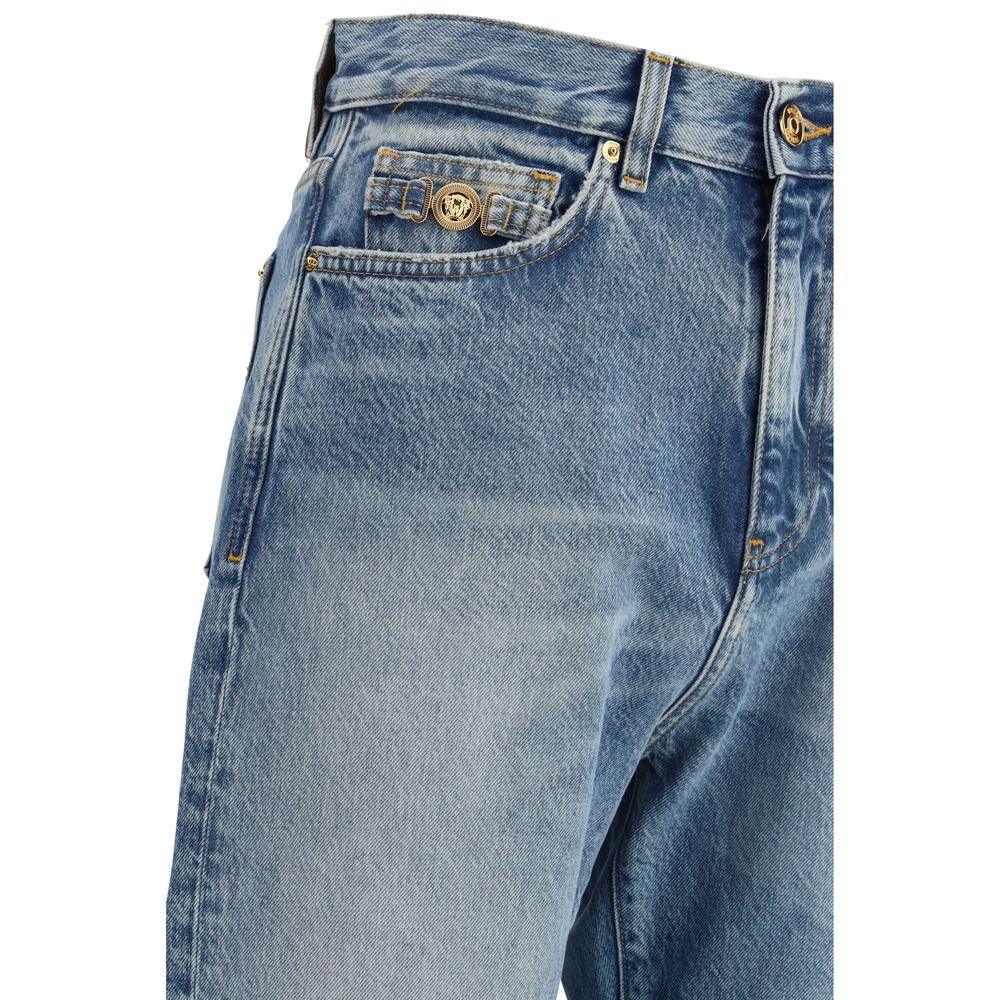 Versace Blue Cotton Jeans Denim - Zeiniez