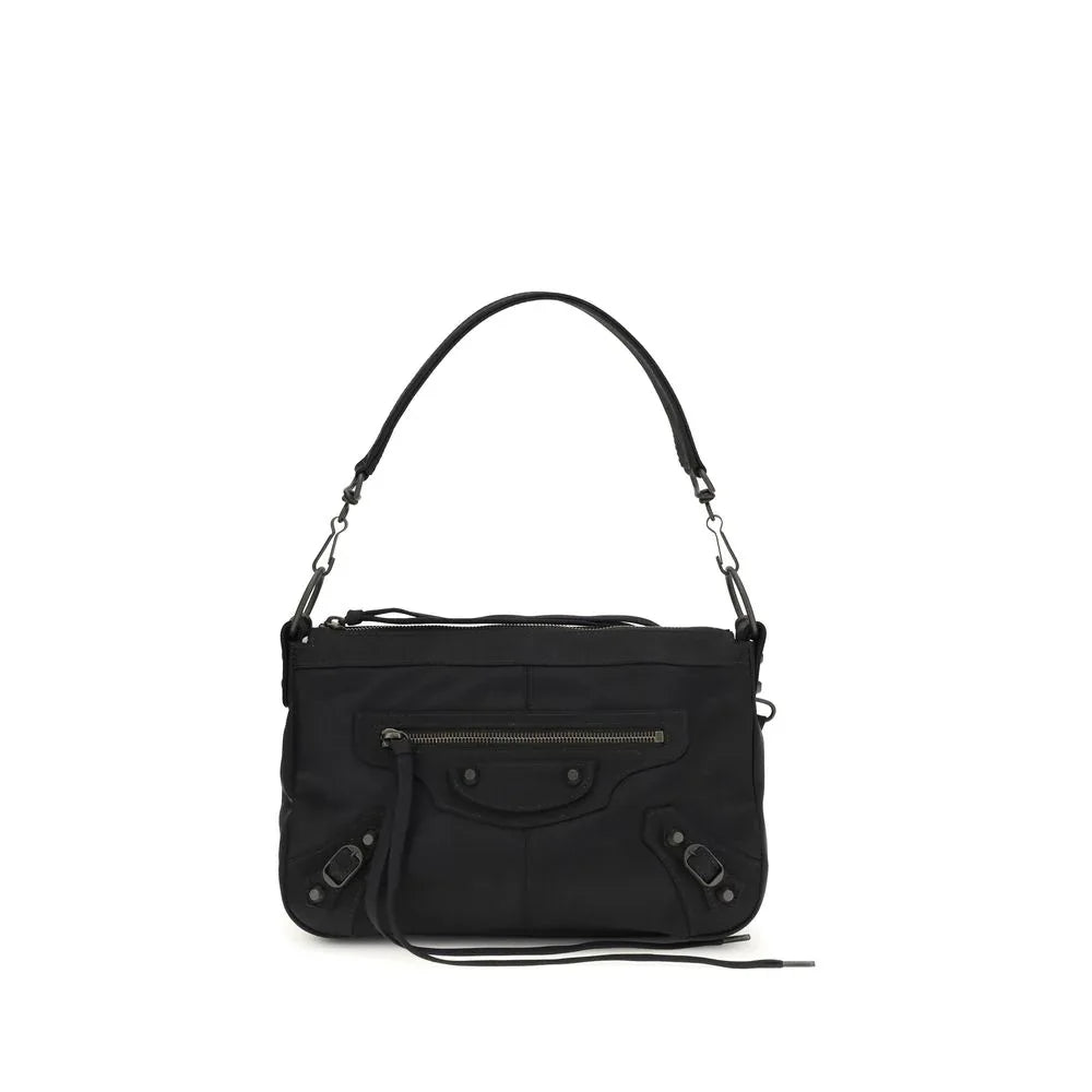 Balenciaga Black Polyamide Shoulder Bag - Zeiniez