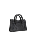 Balenciaga Black Calf Leather Bos Taurus Shoulder Bag - Zeiniez