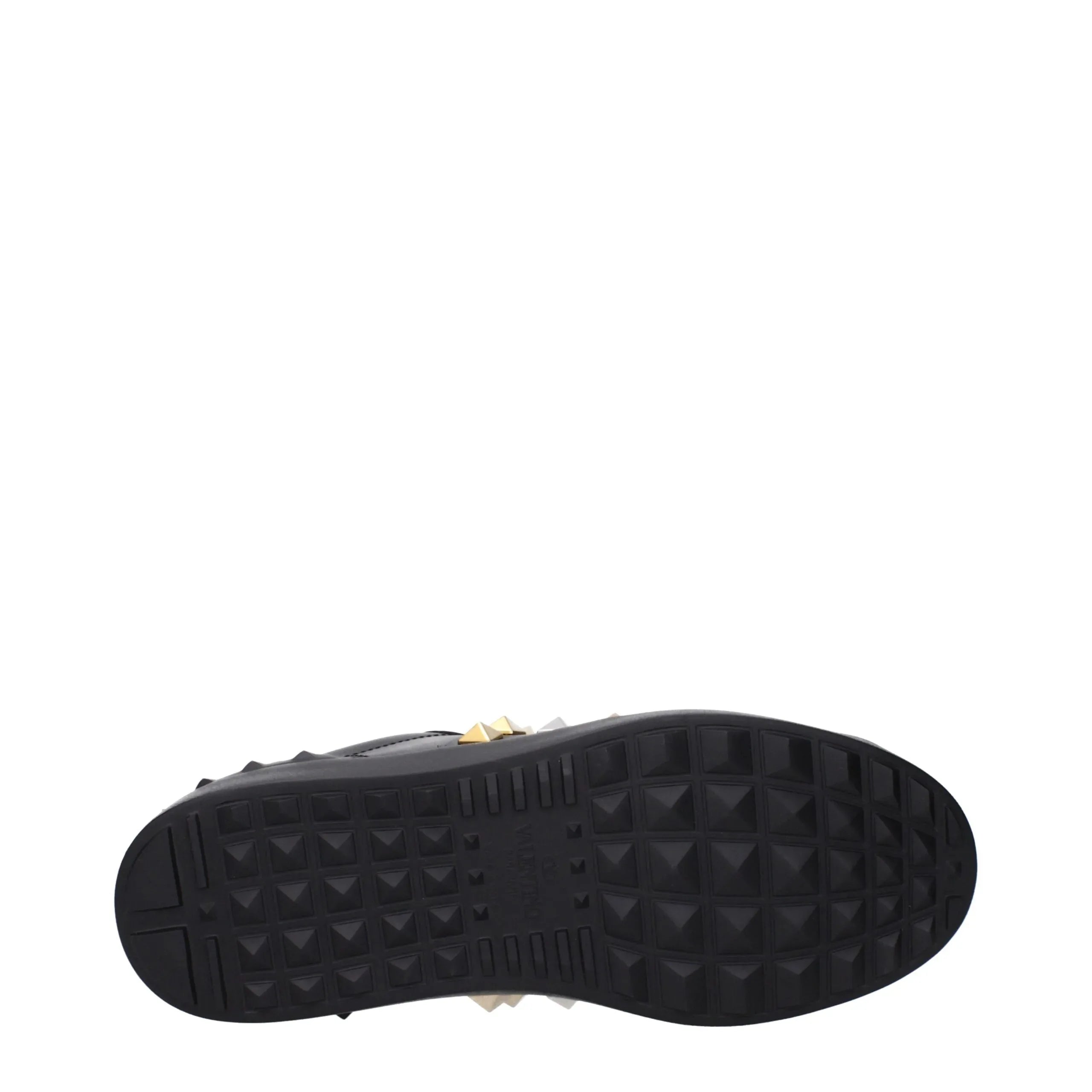 Valentino Garavani Black Leather Sneakers - Zeiniez