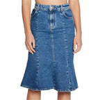 PINKO Blue Denim Skirt - Zeiniez
