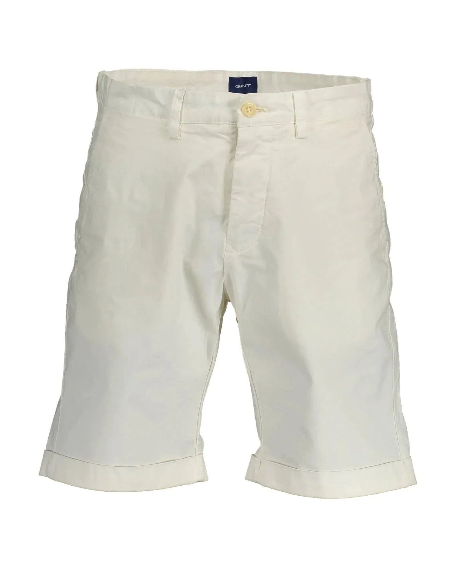 Gant White Cotton Bermuda Shorts - Zeiniez