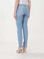Liu Jo Blue Cotton Straight-Leg Jeans - Zeiniez