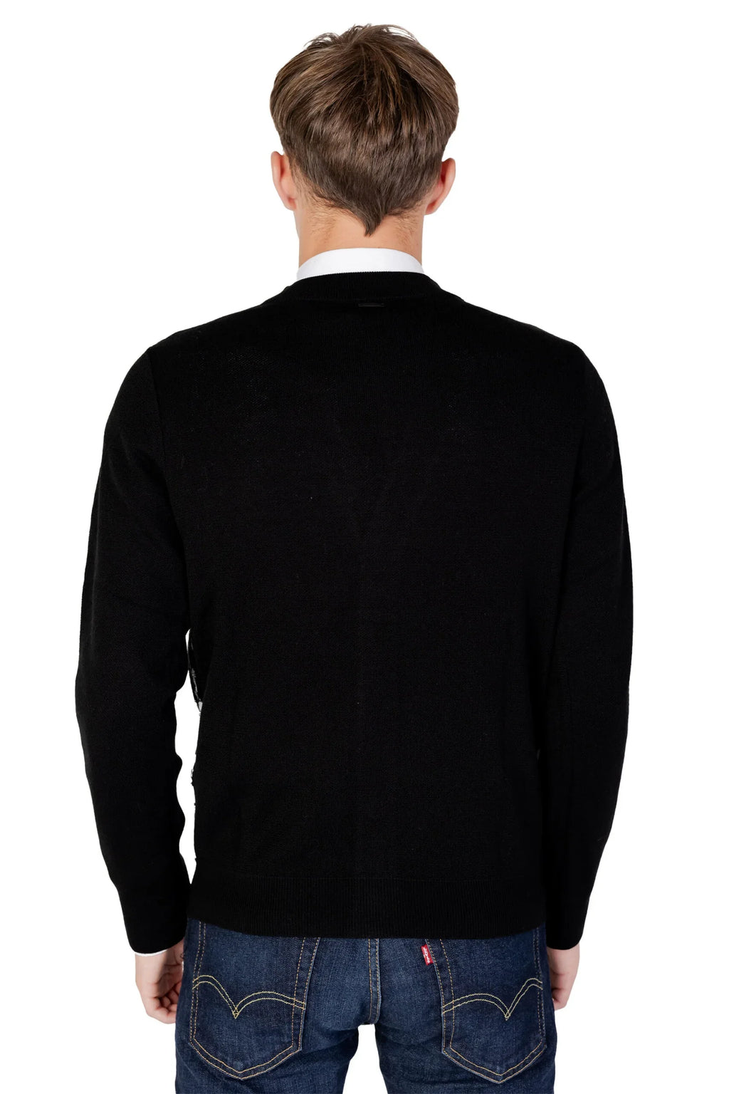 Antony Morato Black Wool Cardigan - Zeiniez