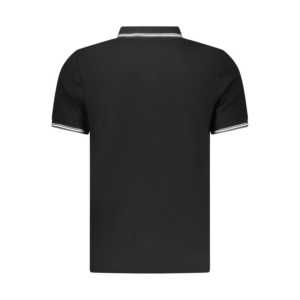 North Sails Black Cotton Polo Shirt