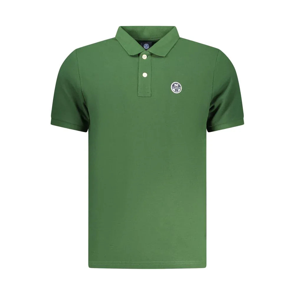 North Sails Verde Cotton Mens Polo Shirt - Zeiniez