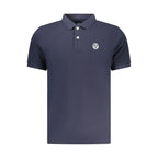 North Sails Blue Cotton Men Polo Shirt - Zeiniez