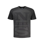 North Sails Black Cotton Men's T-Shirt - Zeiniez