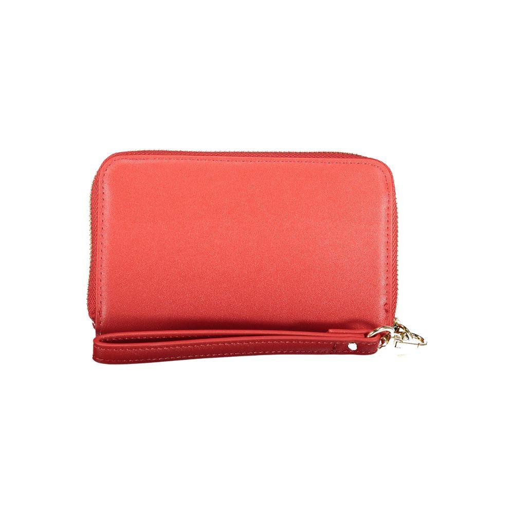Mario Valentino Rosso Poliuretano Women Wallet - Zeiniez
