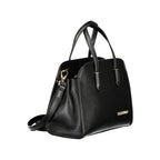 Mario Valentino Black Polyurethane Women Handbag