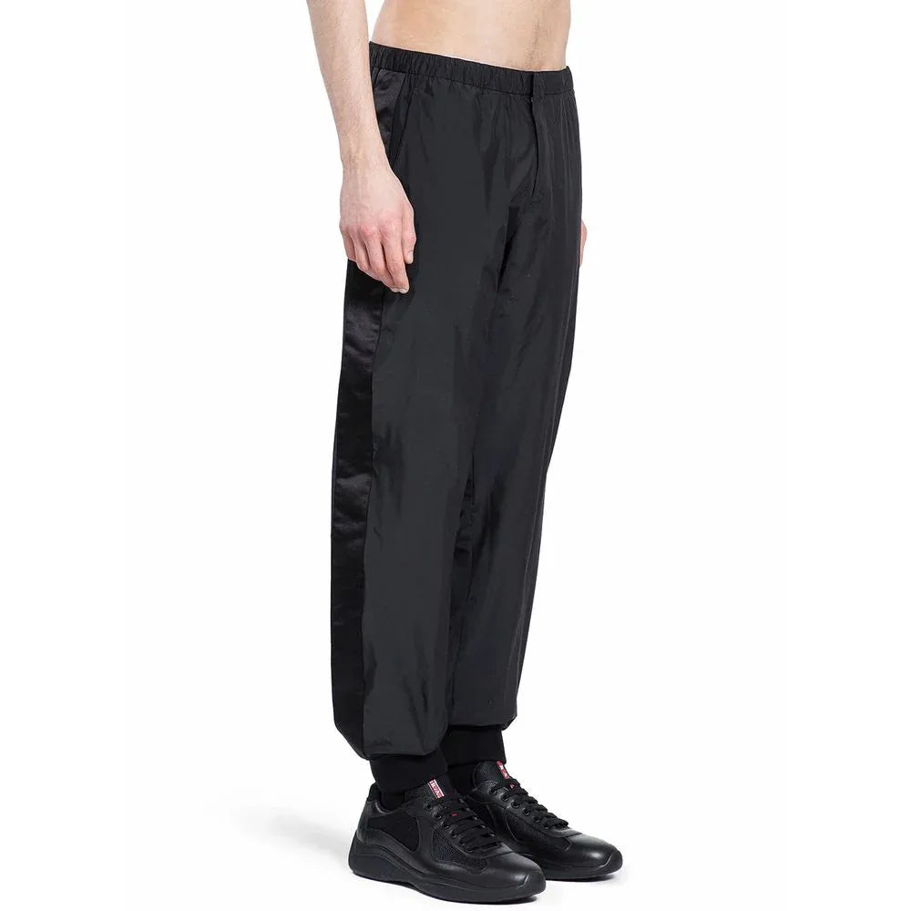 Prada Black Nylon Joggers (Workout Pants) - Zeiniez