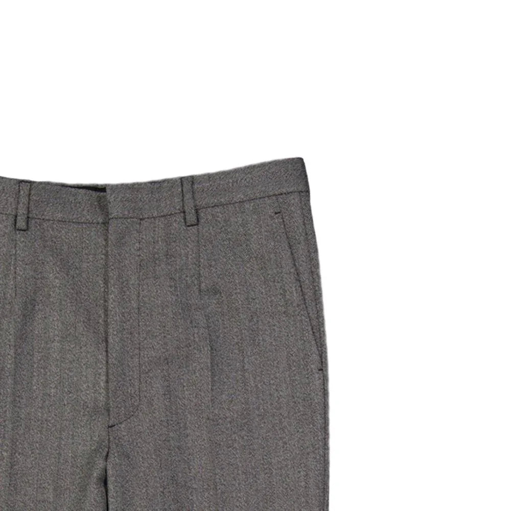 Prada Gray Wool Dress Pants - Zeiniez