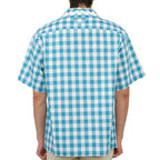 Prada Blue Cotton Pattern Shirt - Zeiniez