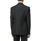 Prada Gray Wool Coat - Zeiniez