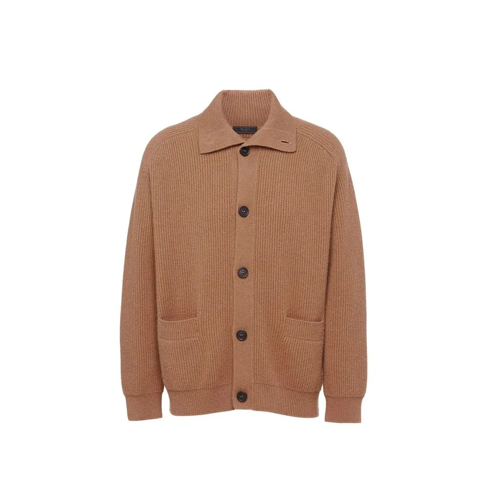 Prada Brown Cashmere Cardigan - Zeiniez
