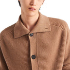 Prada Brown Cashmere Cardigan - Zeiniez