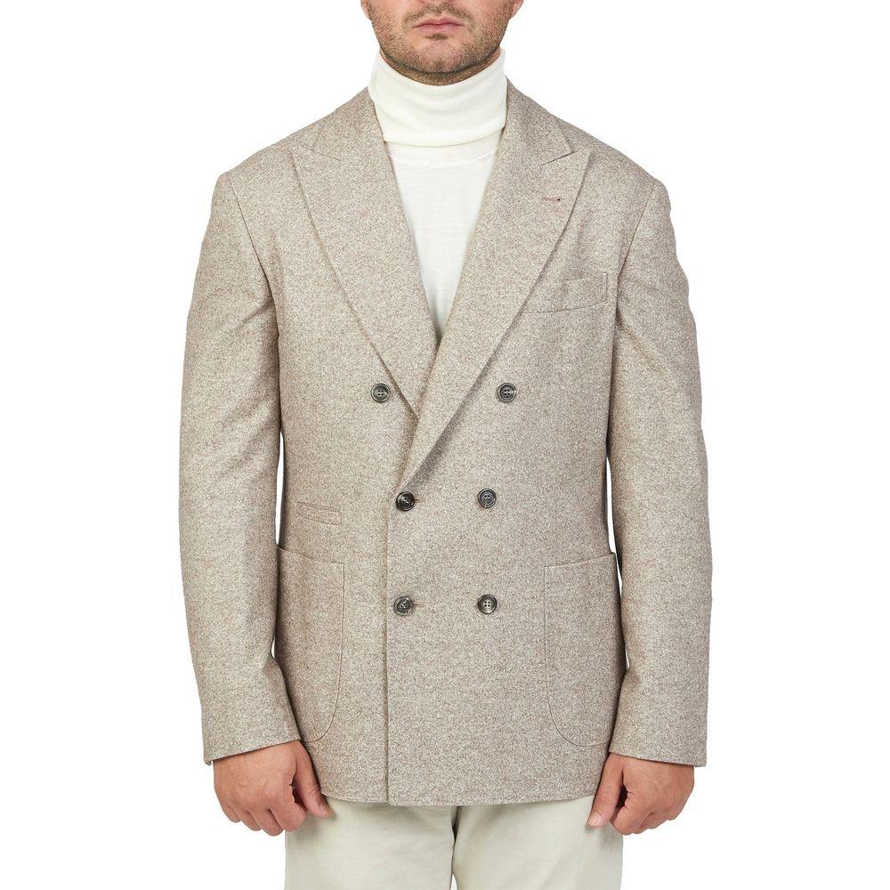 Brunello Cucinelli Beige Cashmere Coat - Zeiniez