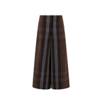 Burberry Brown Cotton Casual Pants - Zeiniez