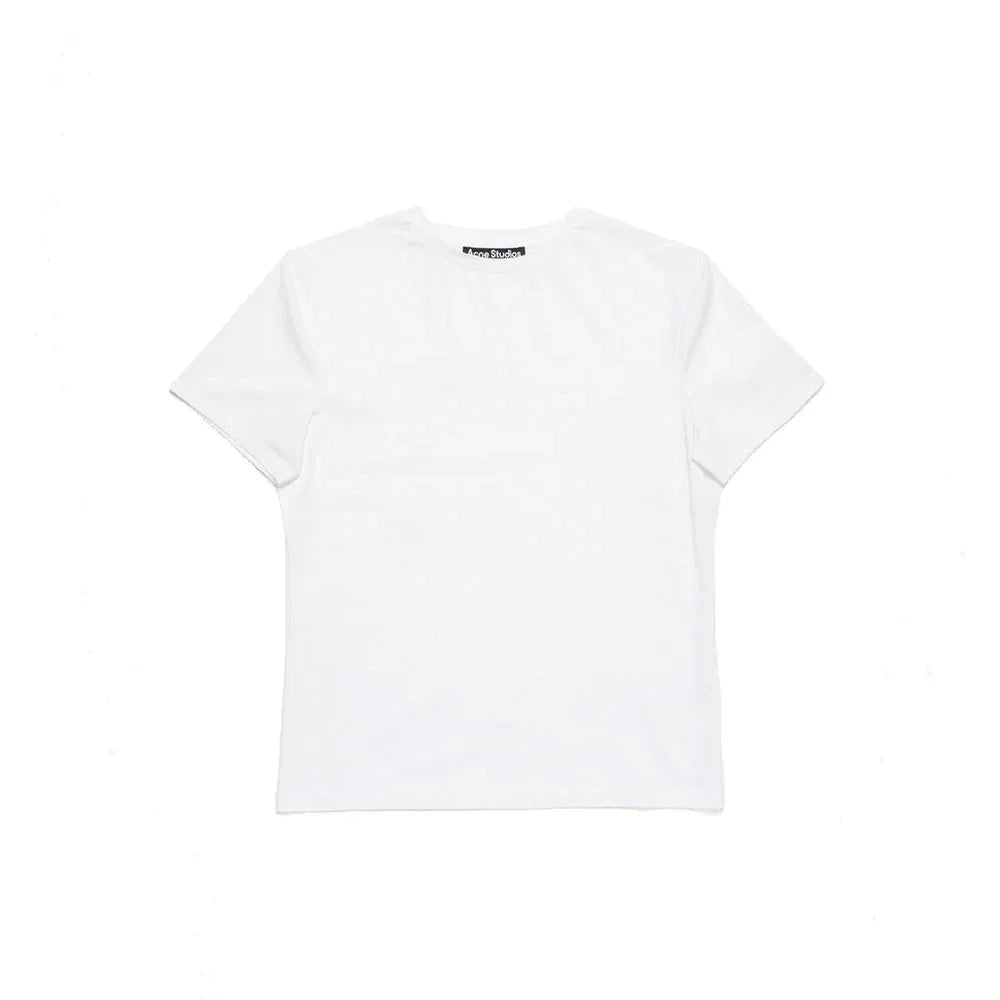 Acne Studios White Cotton T-Shirt - Zeiniez