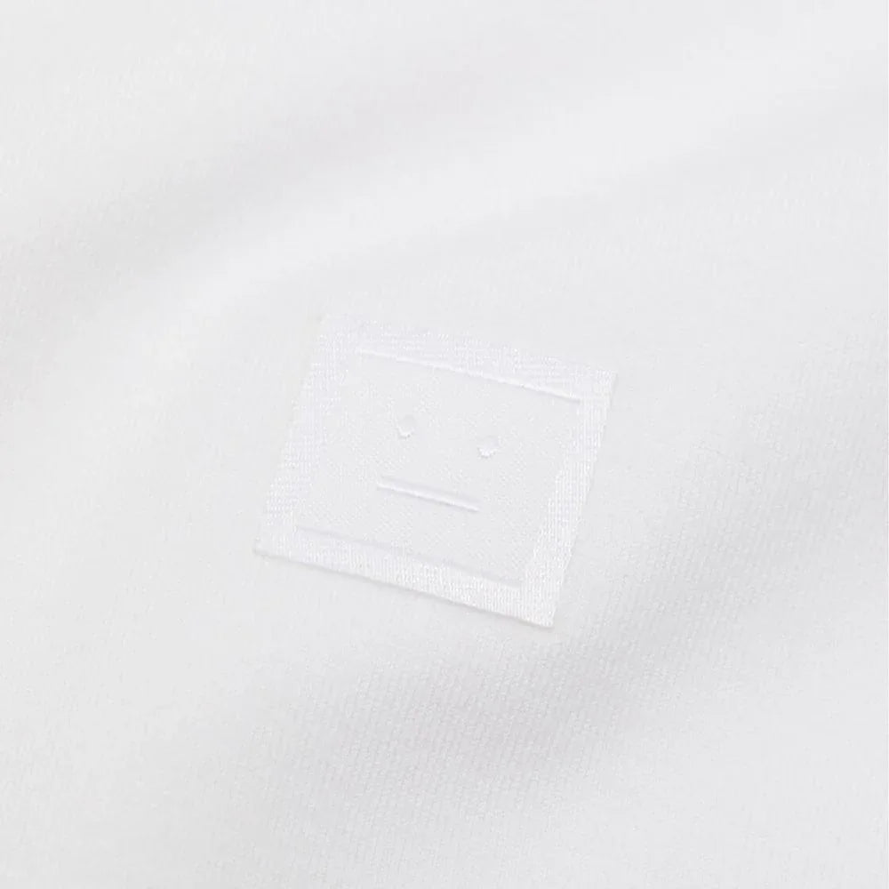 Acne Studios White Cotton T-Shirt - Zeiniez