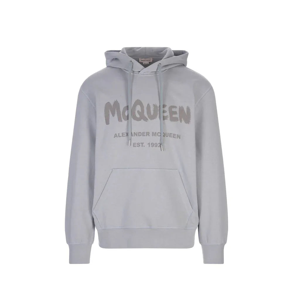 Alexander McQueen Gray Cotton Sweatshirt - Zeiniez