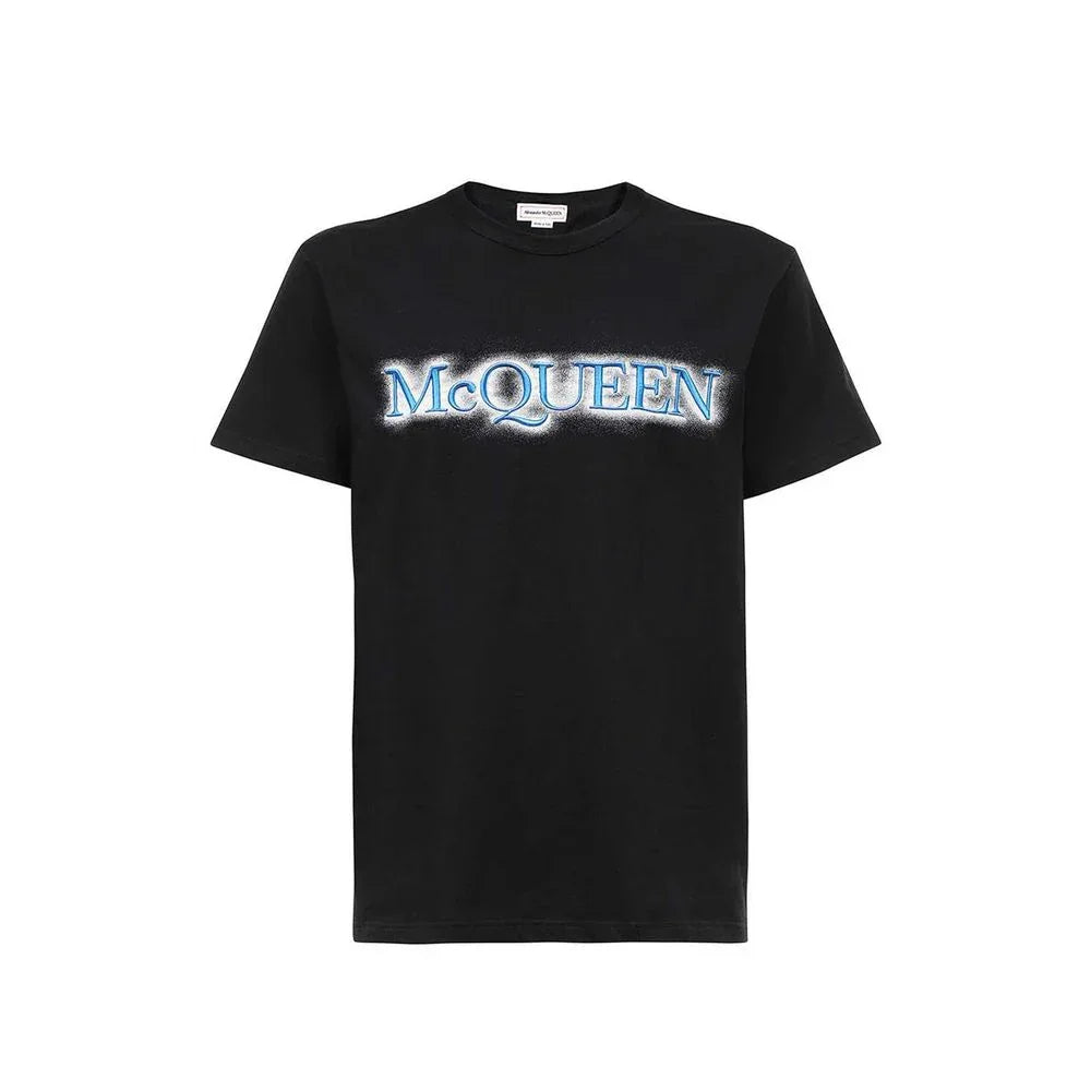Alexander McQueen Black Cotton T-Shirt - Zeiniez