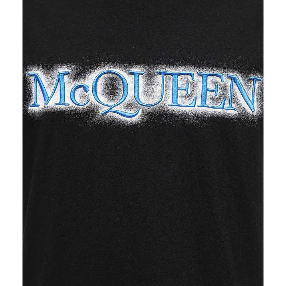 Alexander McQueen Black Cotton T-Shirt - Zeiniez
