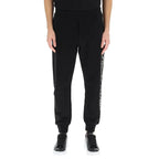 Alexander McQueen Black Cotton Athletic Pants - Zeiniez