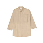 Ambush Beige Cotton Coat - Zeiniez