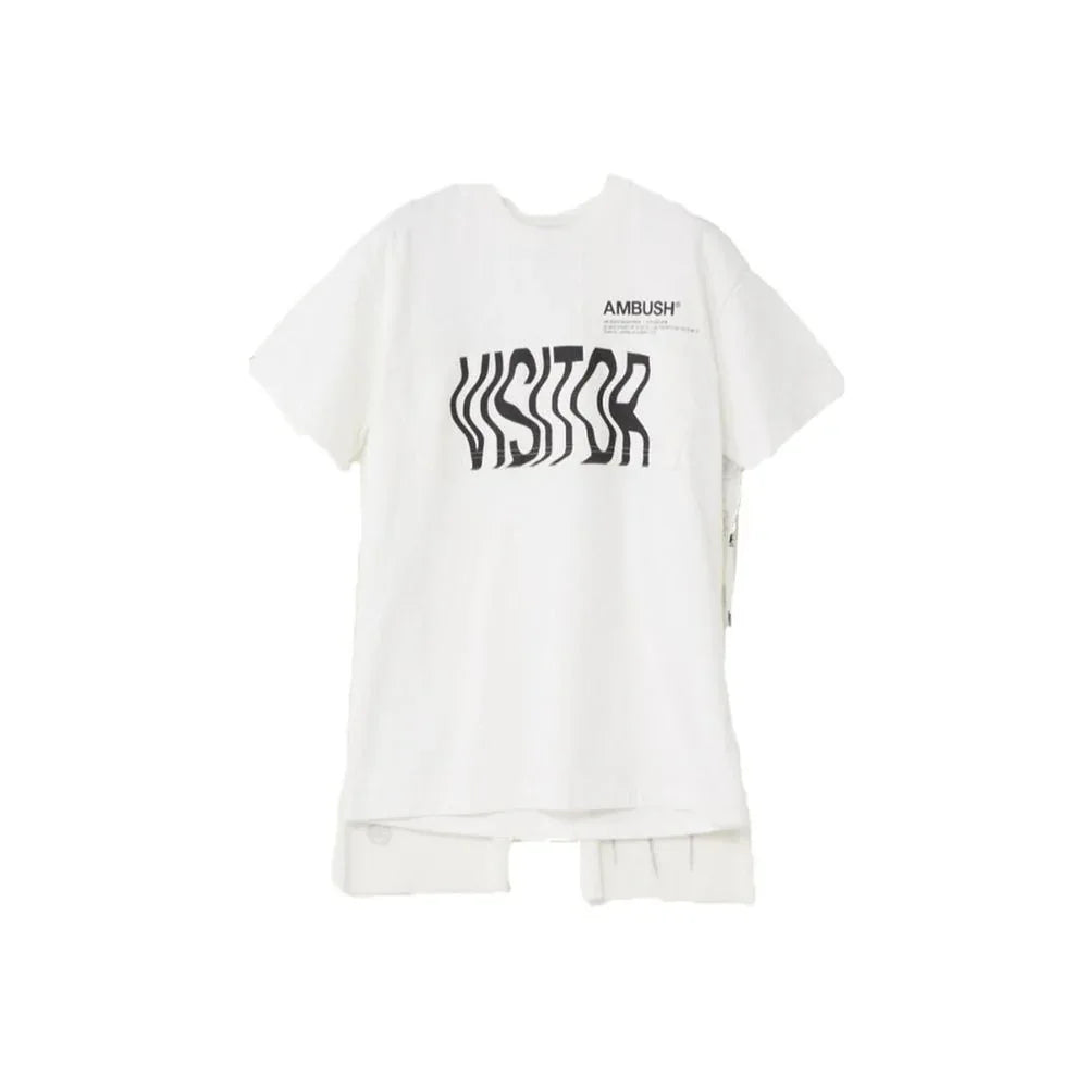 Ambush White Cotton T-Shirt - Zeiniez