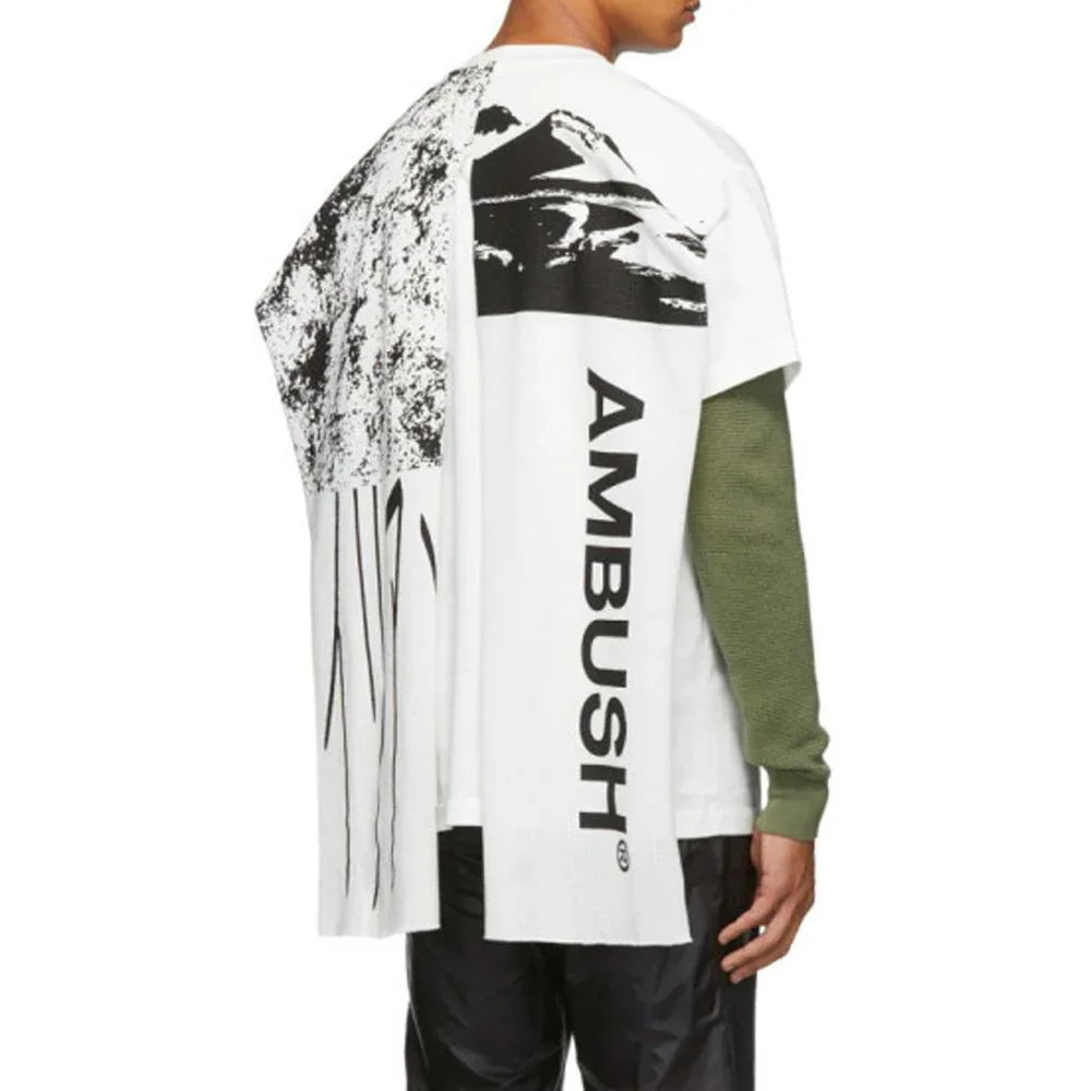 Ambush White Cotton T-Shirt - Zeiniez