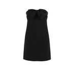 Saint Laurent Black Acetate Casual Dress - Zeiniez