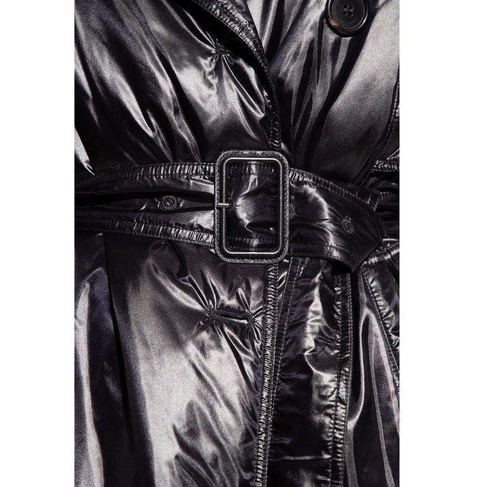 Saint Laurent Black Polyamide Coat - Zeiniez