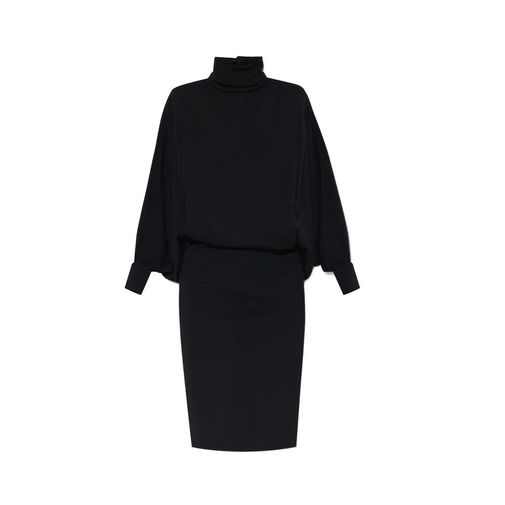 Saint Laurent Black Wool Casual Dress - Zeiniez