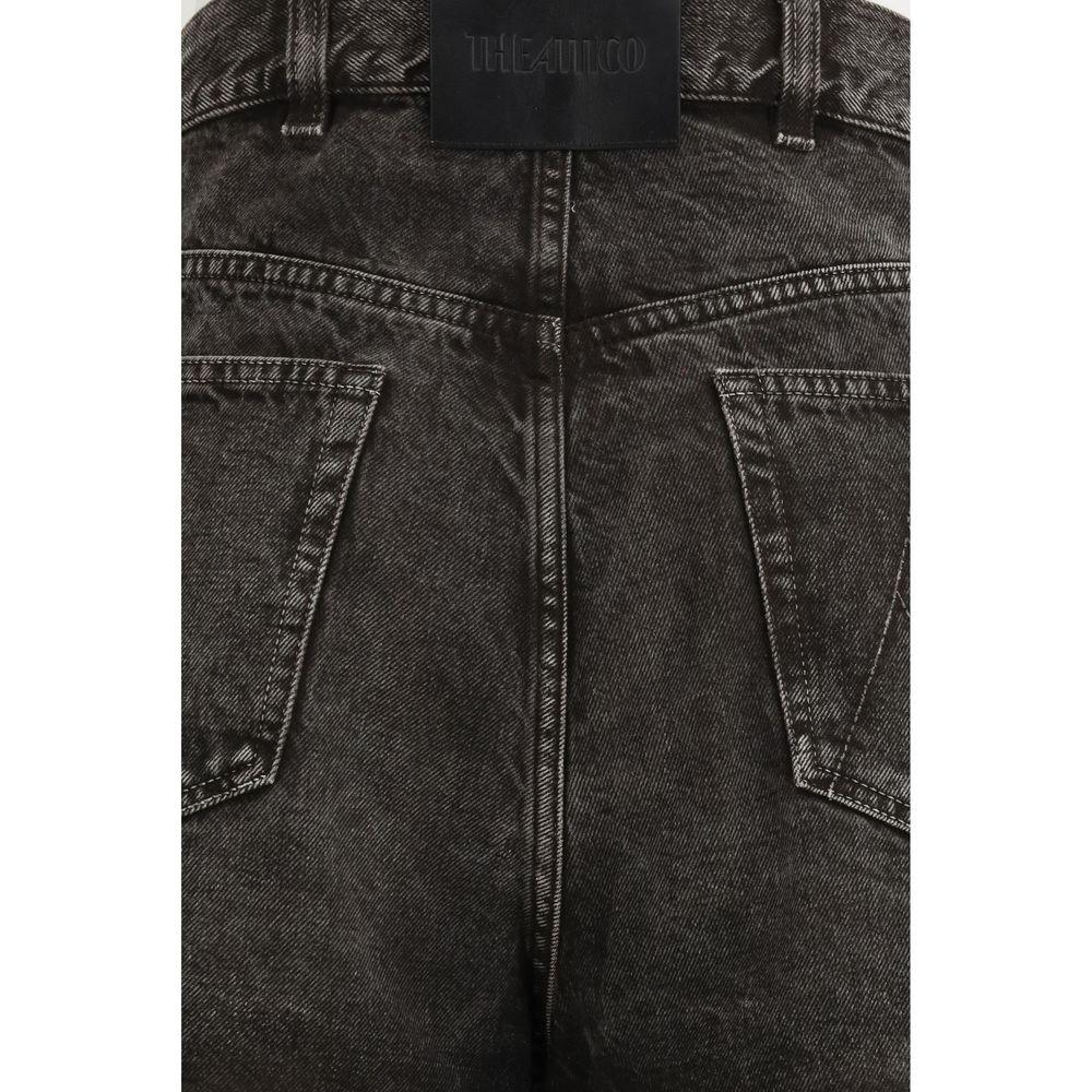 The Attico Black Cotton Jeans Denim - Zeiniez