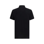 Moschino Black Cotton Polo Shirt - Zeiniez