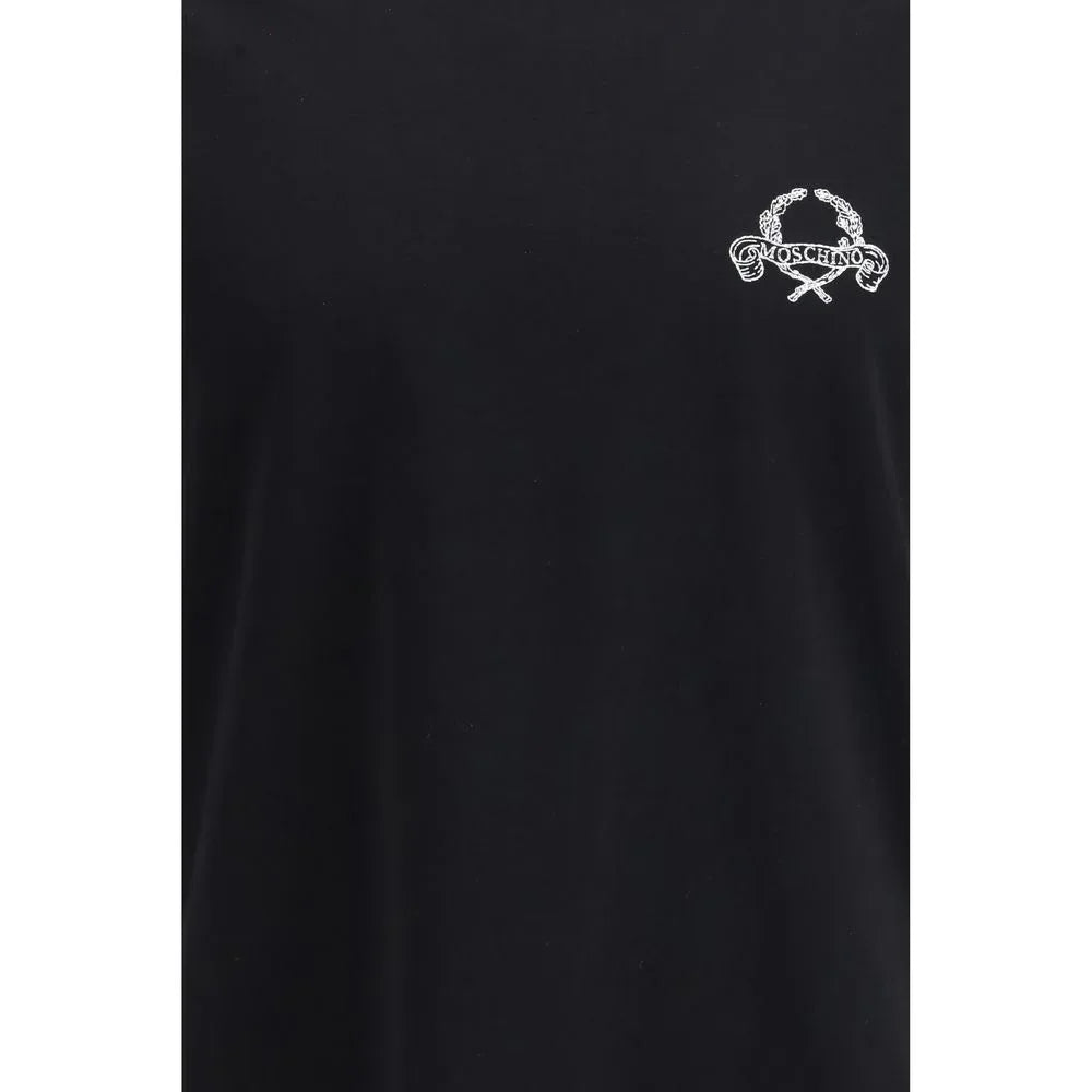 Moschino Black Cotton T-Shirt - Zeiniez