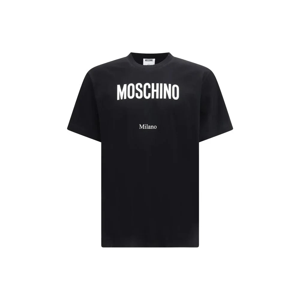 Moschino Black Cotton T-Shirt - Zeiniez