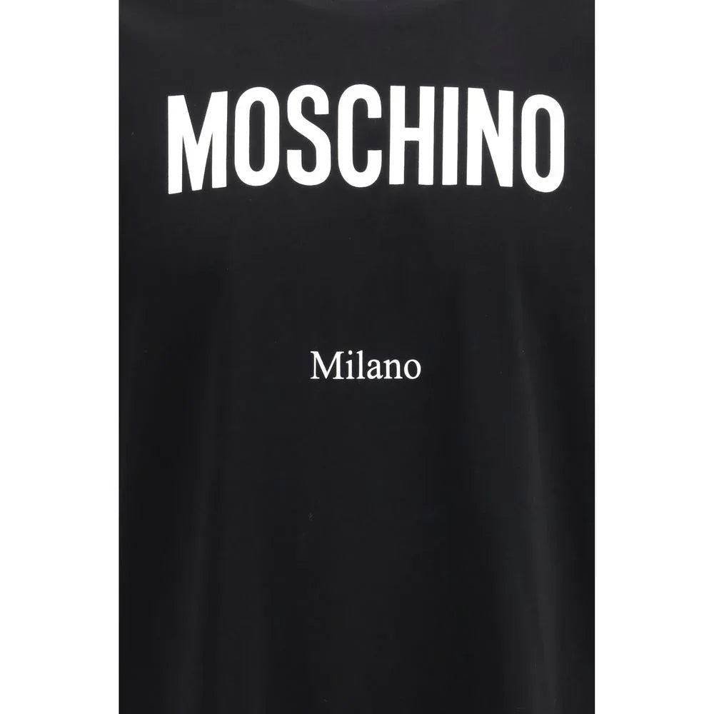 Moschino Black Cotton T-Shirt - Zeiniez