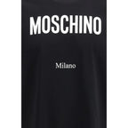 Moschino Black Cotton T-Shirt - Zeiniez