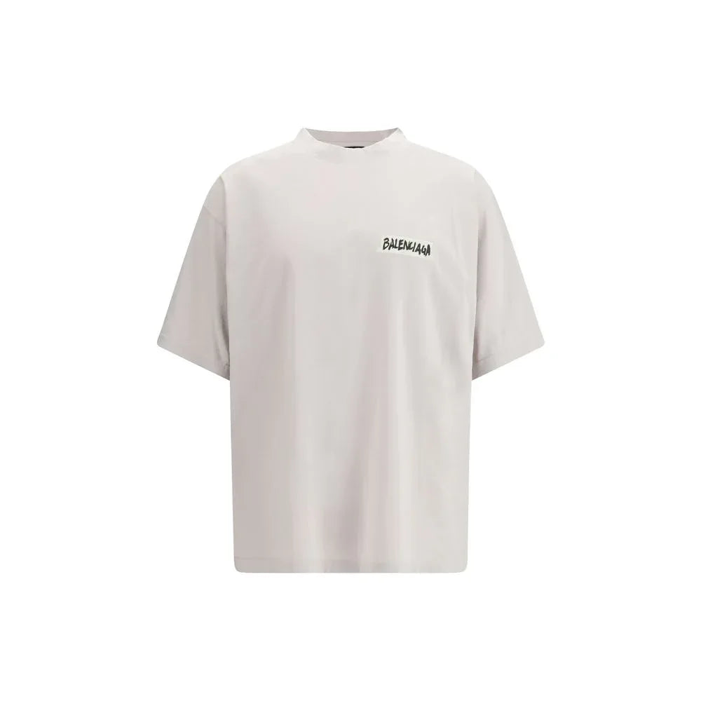 Balenciaga White Cotton T-Shirt - Zeiniez
