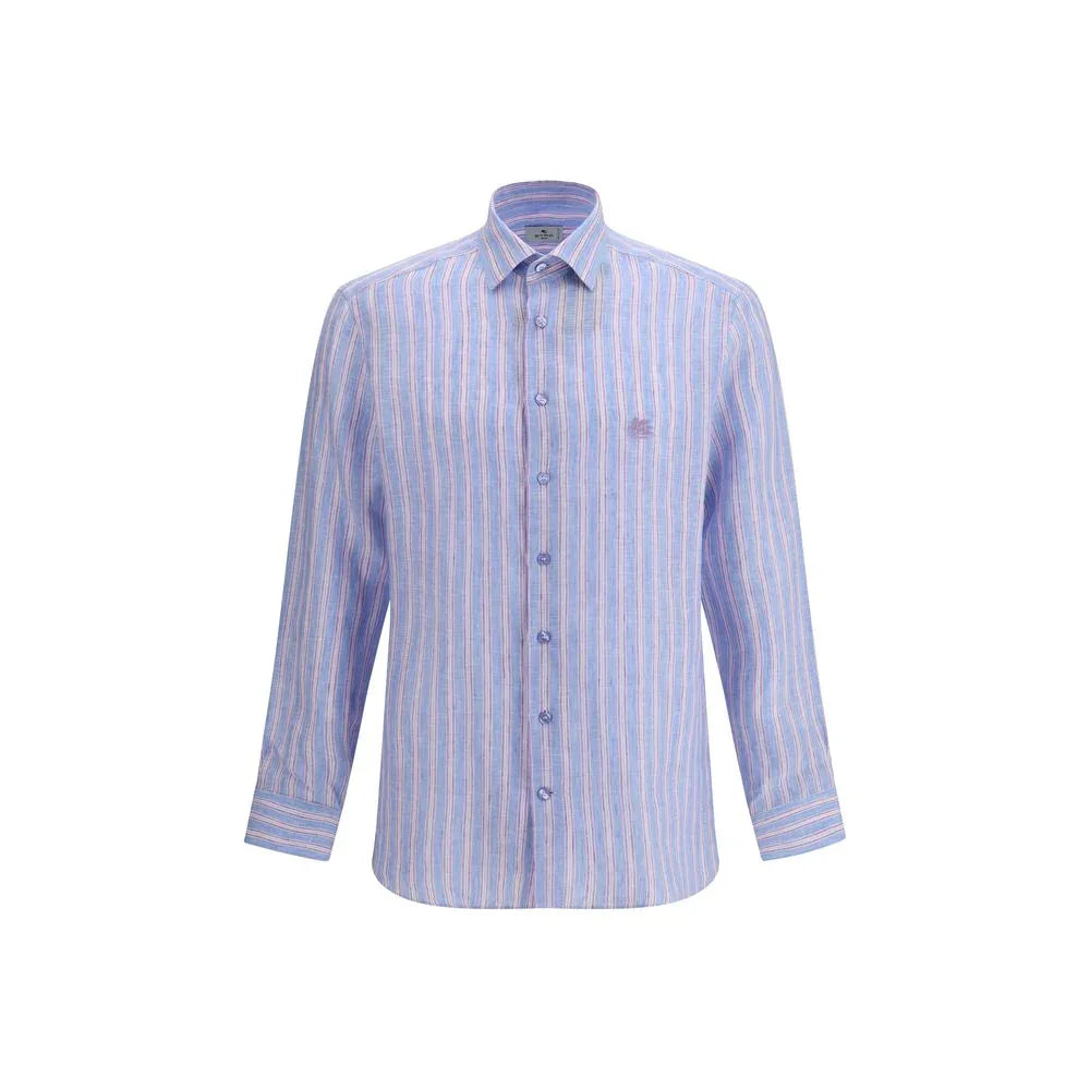 Etro Multicolor Linen Pattern Shirt - Zeiniez