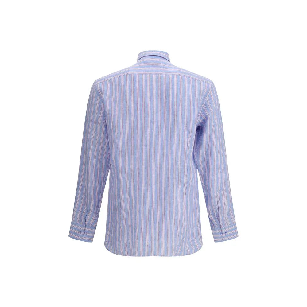 Etro Multicolor Linen Pattern Shirt - Zeiniez