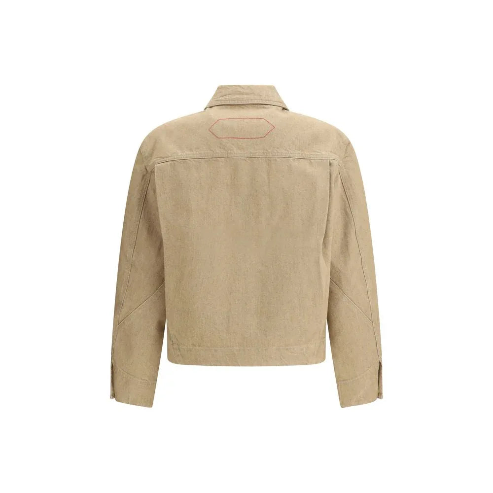 Jacquemus Beige Cotton Denim Jacket - Zeiniez