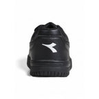 Diadora Black Artificial Leather Low Top Sneakers