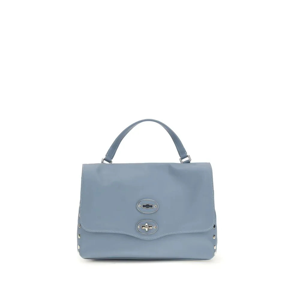 Zanellato Blue Calf Leather Bos Taurus Shoulder Bag - Zeiniez